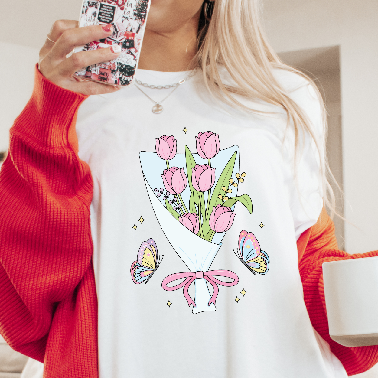 Tulip Bouquet | Spring flowers PNG & SVG