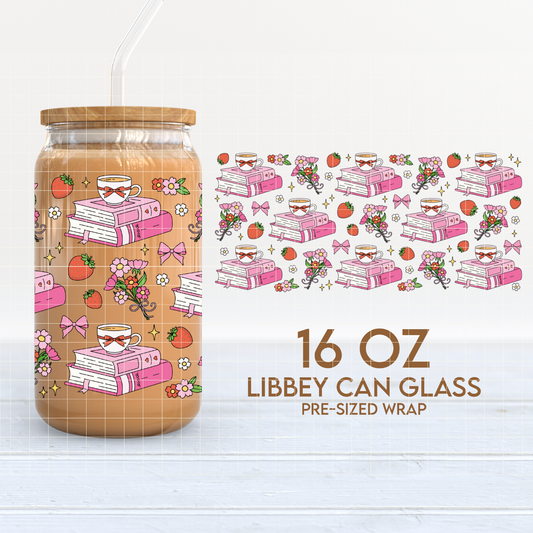 Just one more chapter | Bookish 16oz Cup Wrap PNG SVG