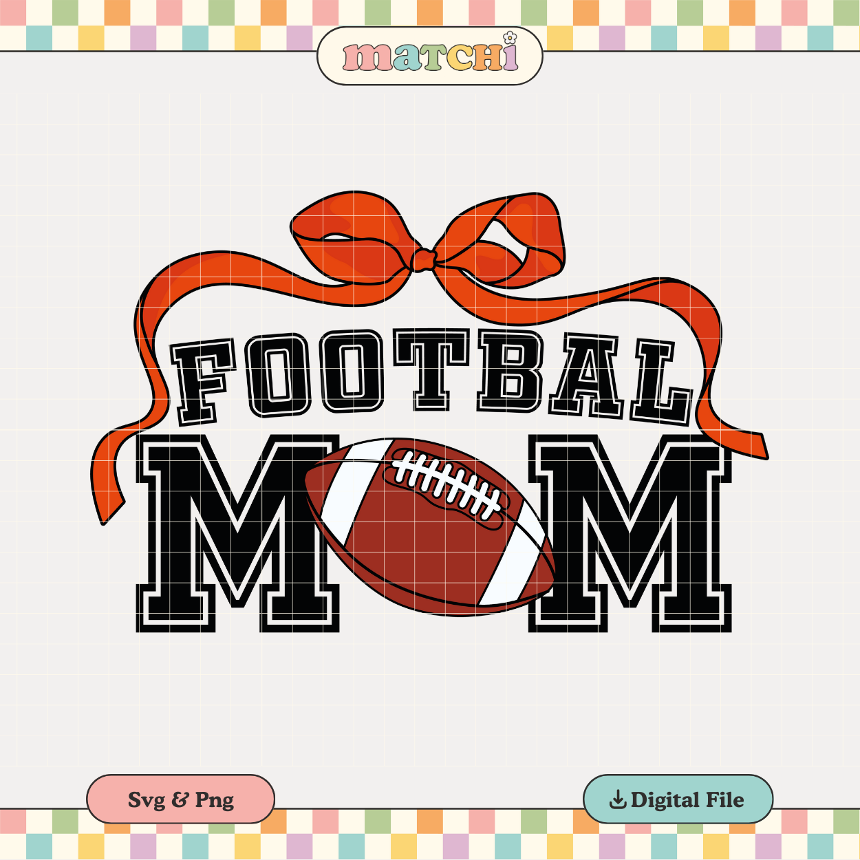Football Mom | Sports PNG & SVG