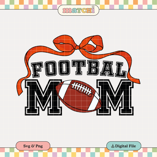 Football Mom | Sports PNG & SVG