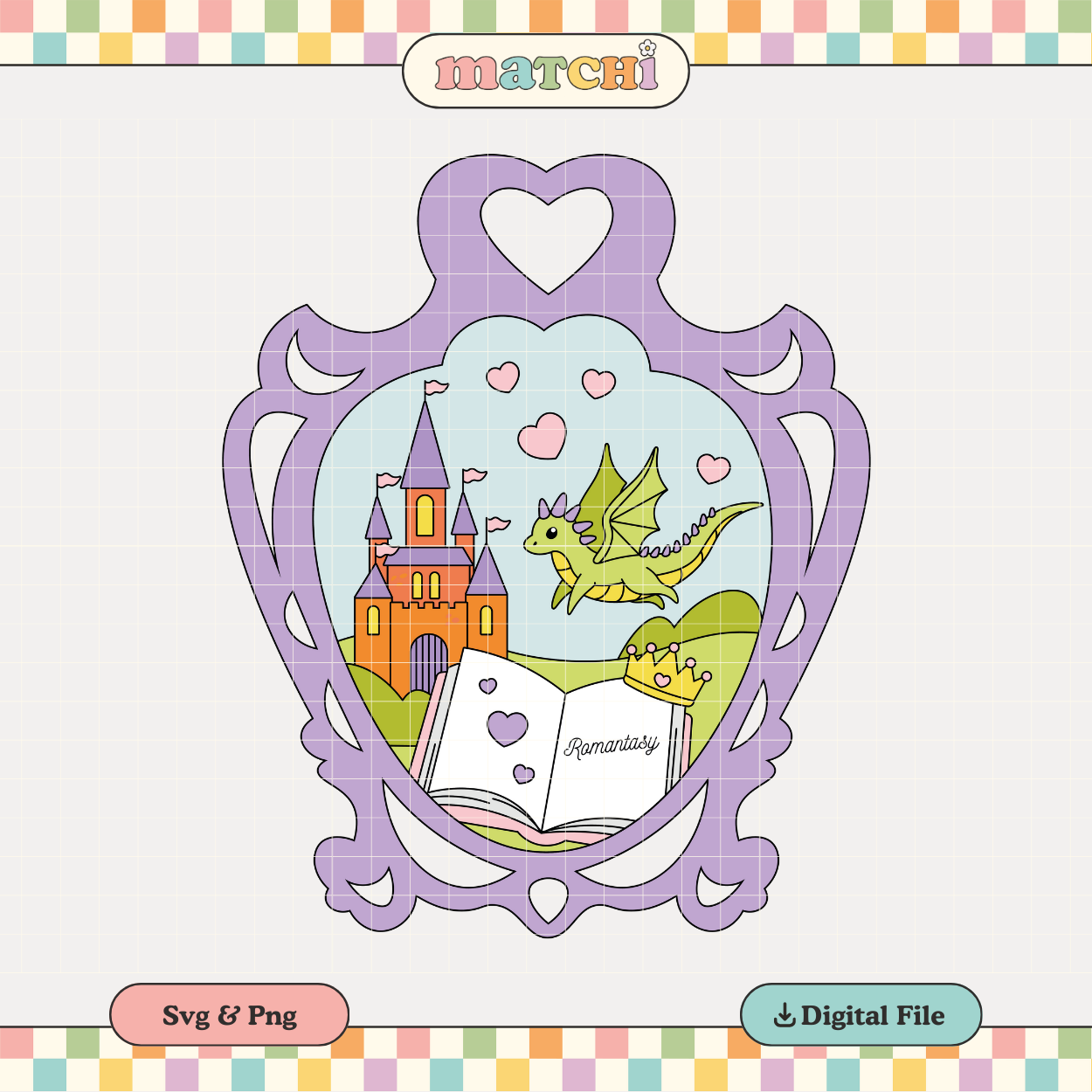 Romantasy | Bookish Romance PNG & SVG