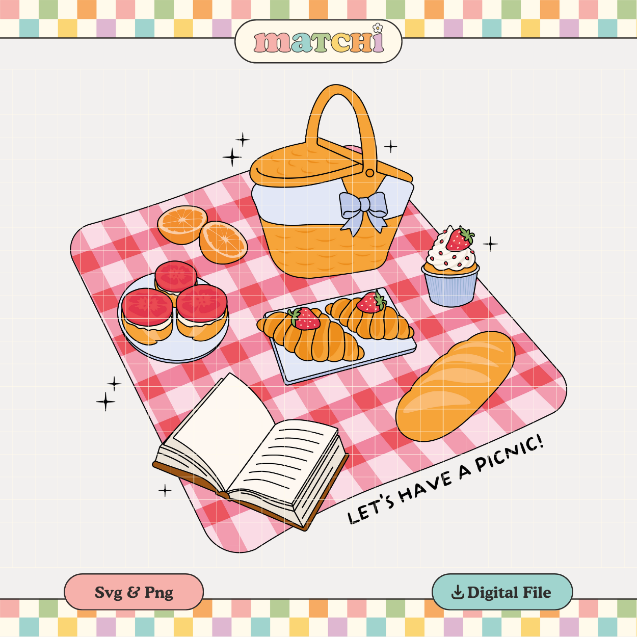 Let's Have a Picnic | Summer PNG & SVG