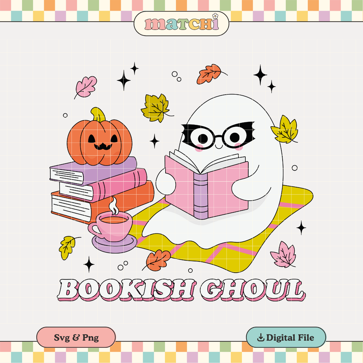 Bookish Ghoul | Bookish Fall PNG & SVG