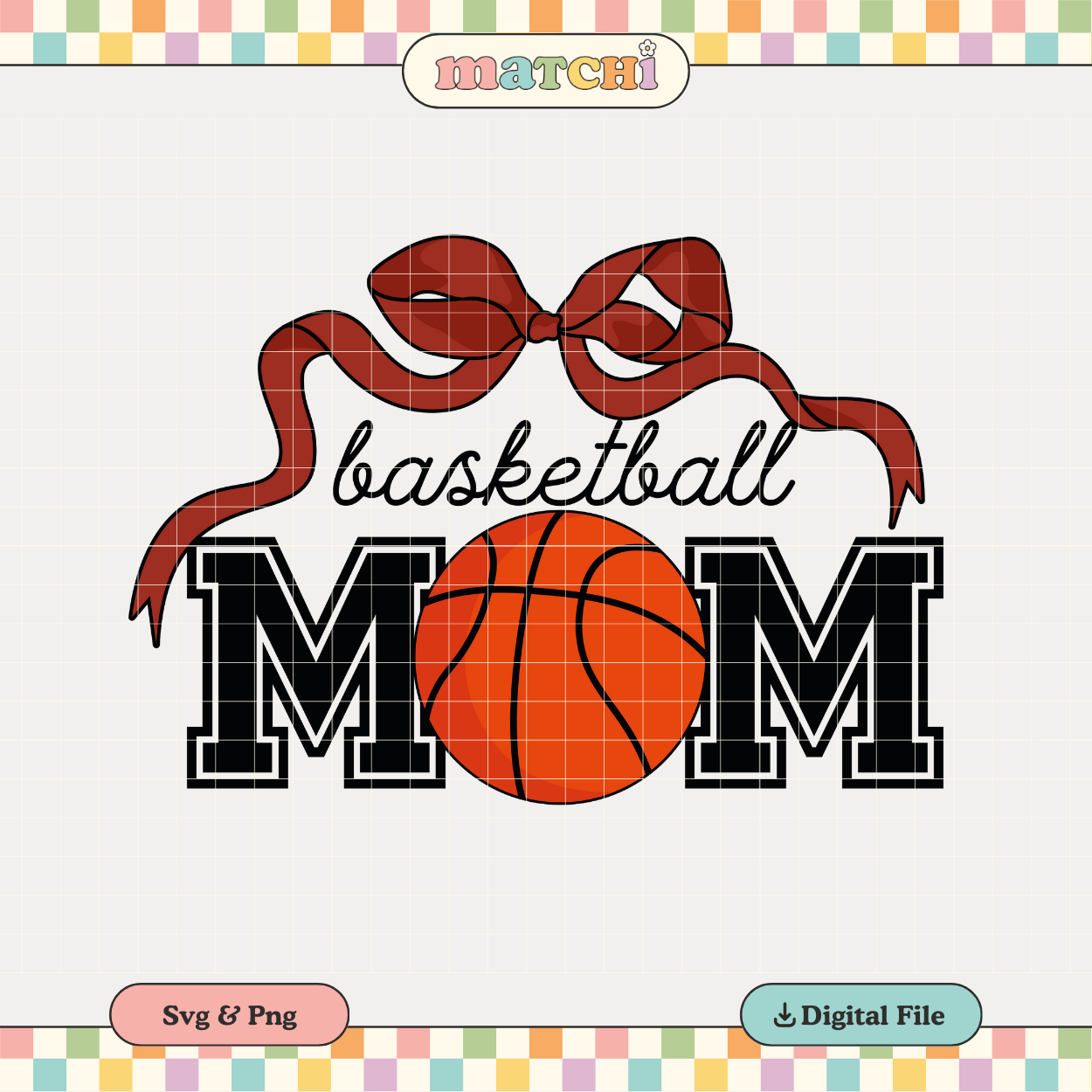 Basketball Mom | Sports PNG & SVG