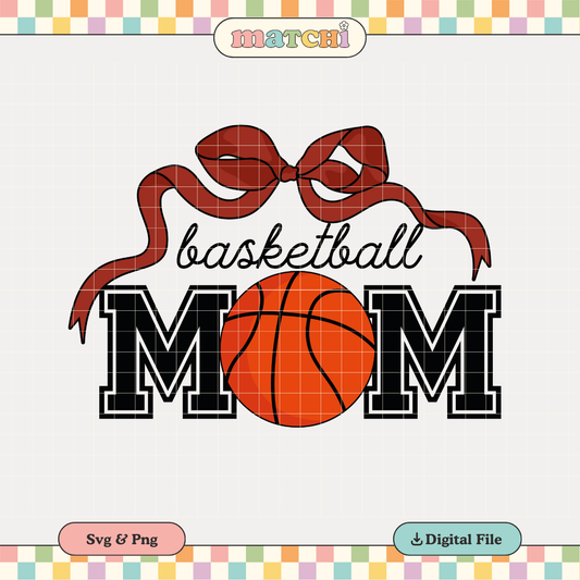 Basketball Mom | Sports PNG & SVG
