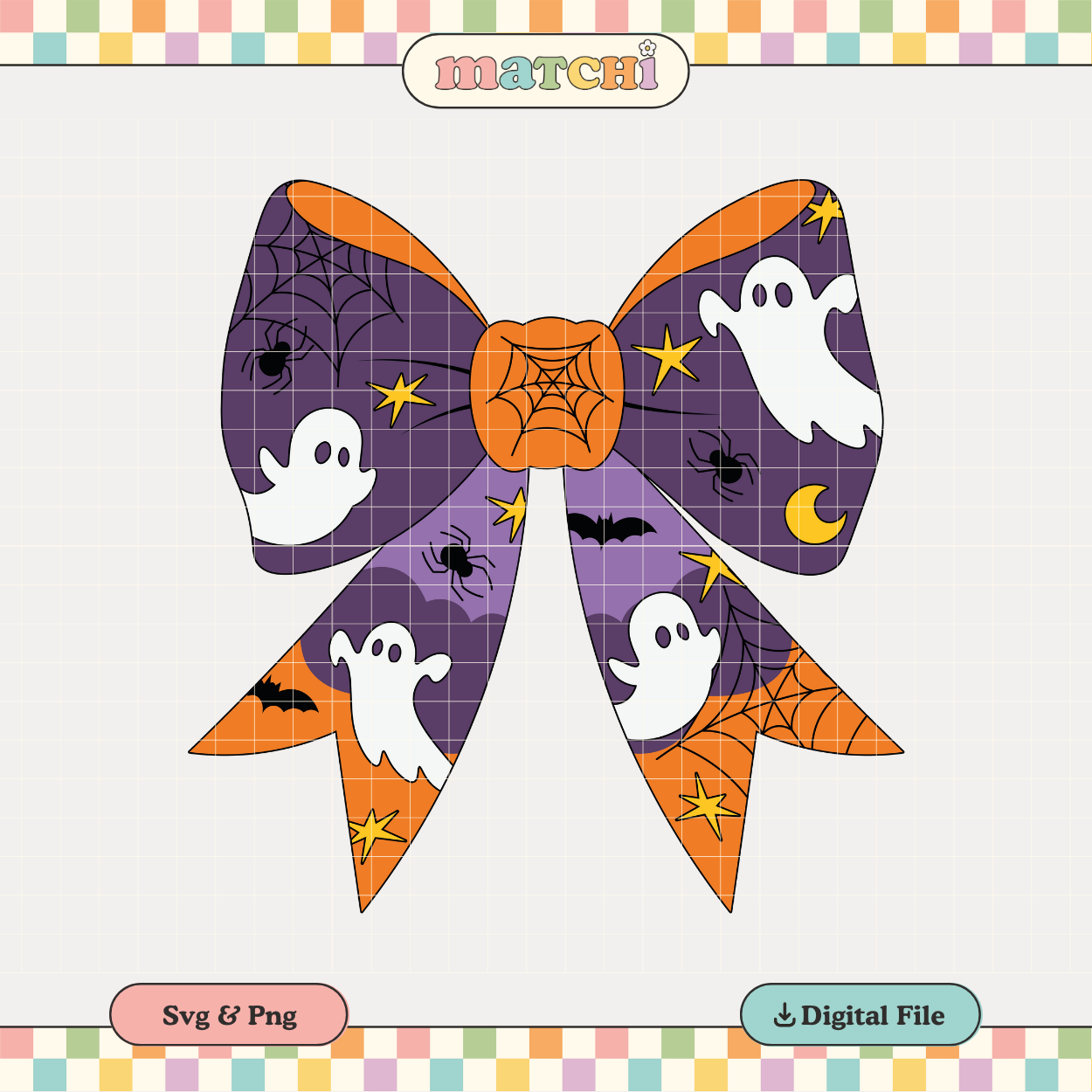 Spooky Season | Halloween Bow PNG & SVG