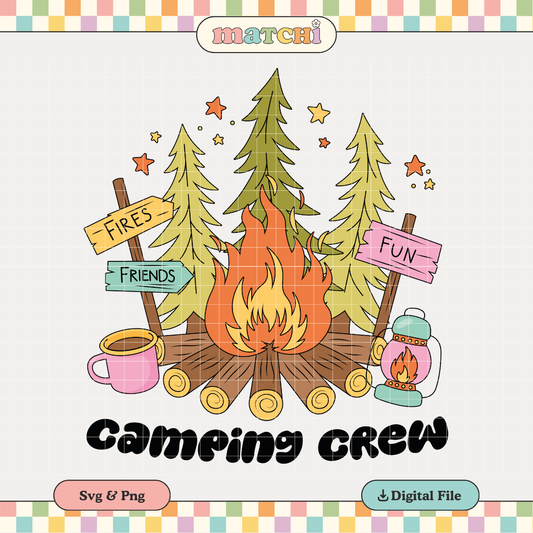 Camping Crew | Camping Hiking PNG & SVG