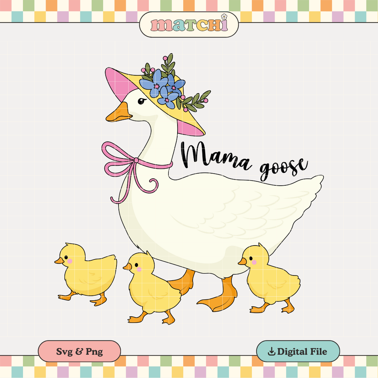 Mama Goose | Mother's Day PNG & SVG