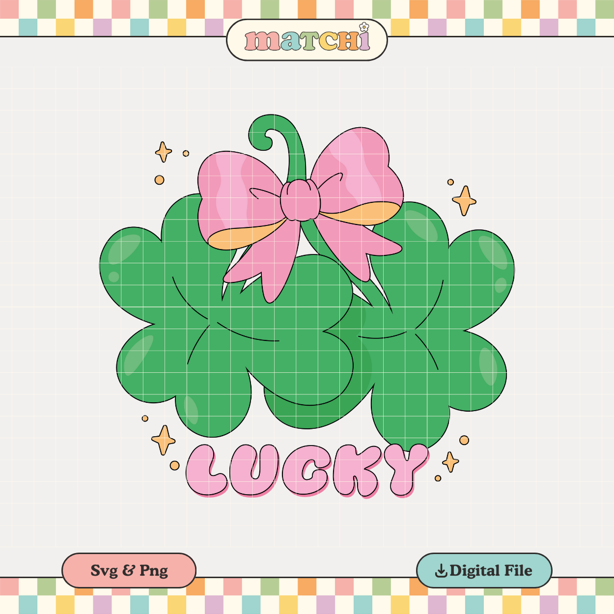 Lucky Shamrock | St. Patrick's Day PNG & SVG