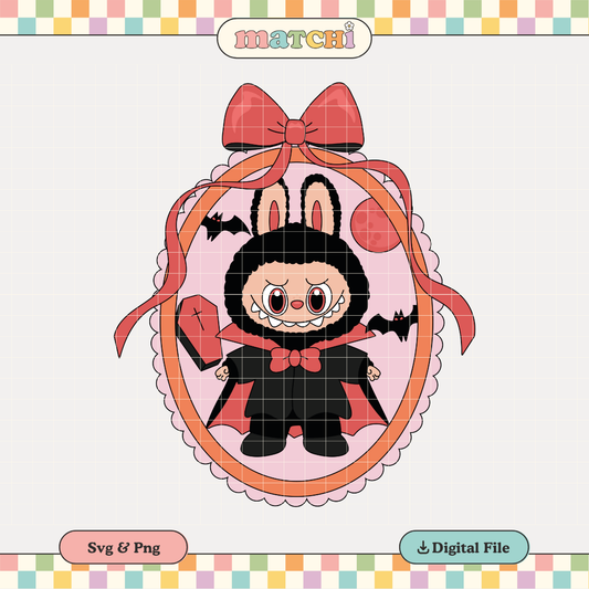 Vampire Monster Doll | Halloween PNG & SVG