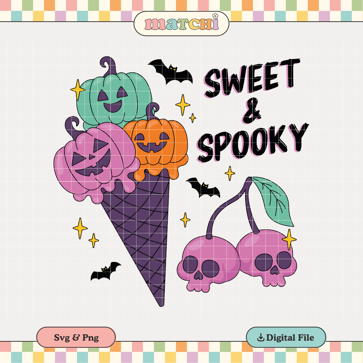 Sweet & Spooky | Halloween PNG & SVG