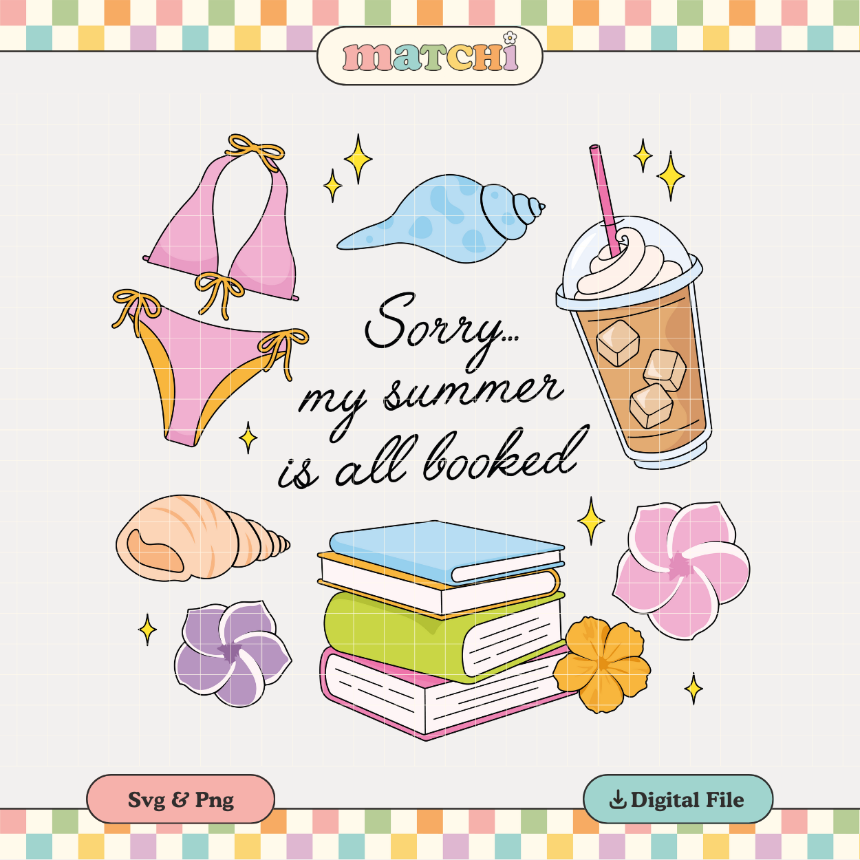 My Summer is all Booked | Bookish PNG & SVG