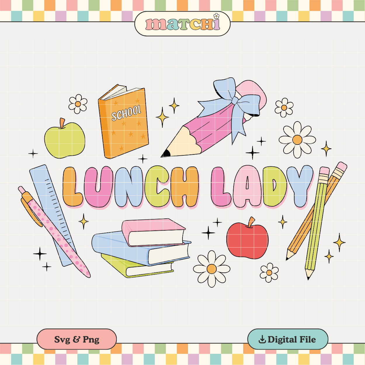 Lunch Lady | School Staff PNG & SVG