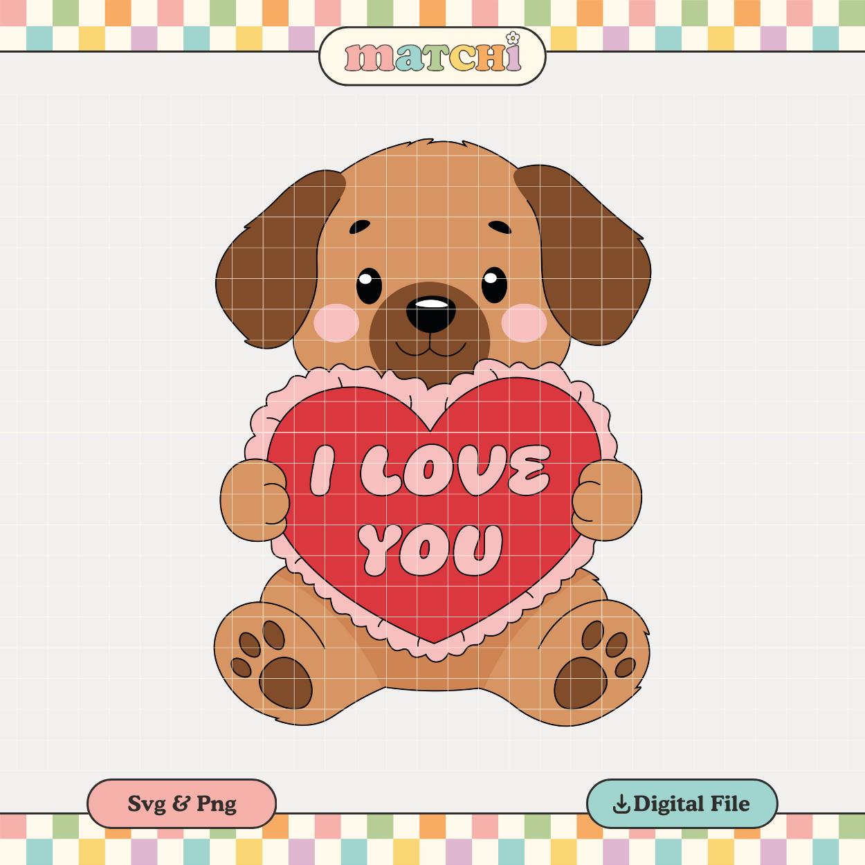 I Love You | Valentine's Day PNG & SVG
