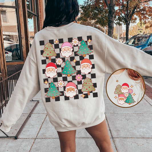 Christmas Things PNG | Retro Christmas Sublimation | Cute Xmas T shirt Design + pocket