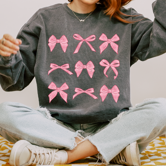 Coquette Pink Bows PNG SVG | Coquette Girl Sublimation | Retro Pink T shirt Design