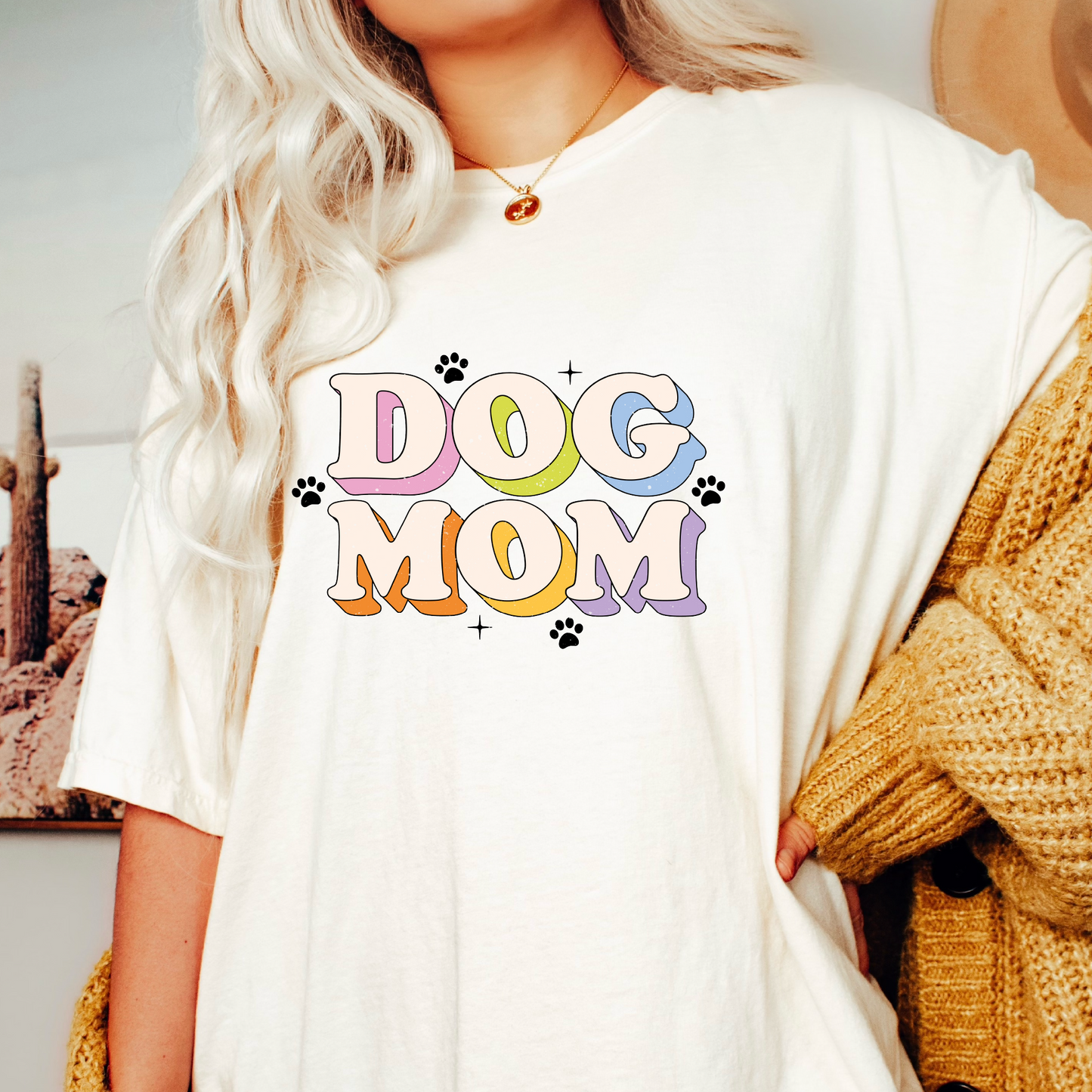 Dog Mom PNG SVG | Aesthetic Dog Mama Sublimation | Dog Lover Tshirt Design
