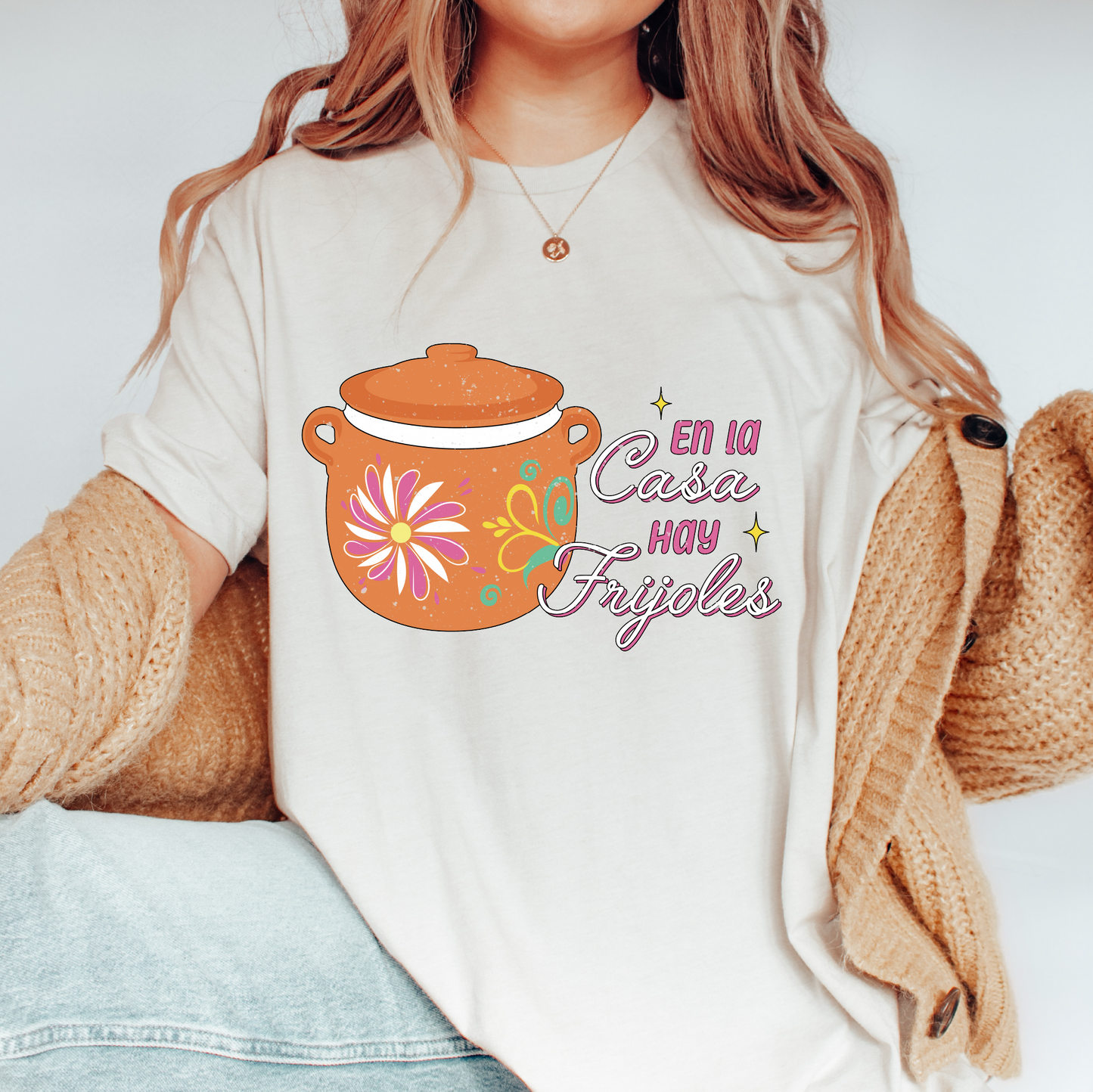 En La Casa Hay Frijoles PNG SVG | Spanish Hispanic Sublimation | Latina Tshirt Design