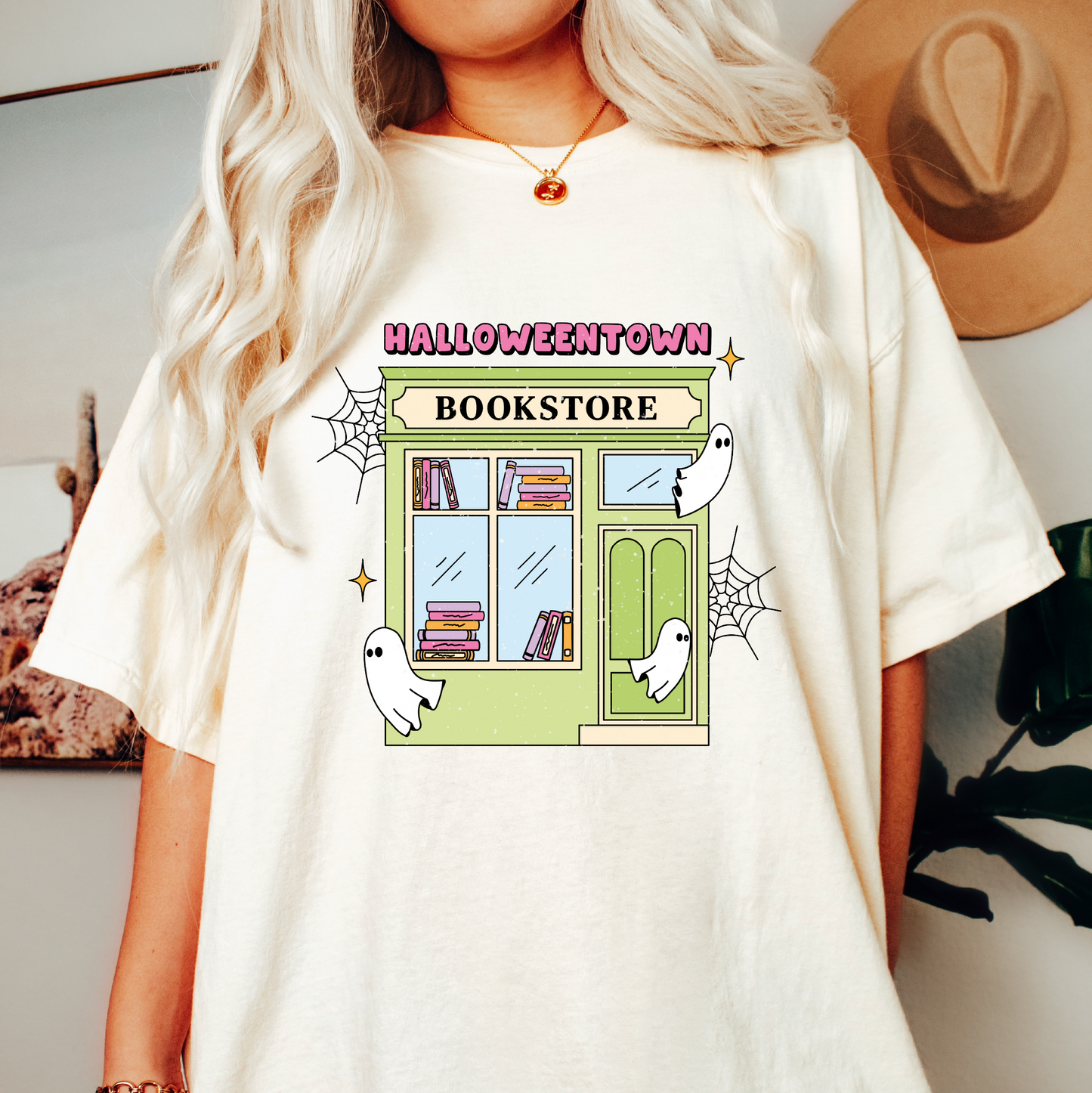 Halloweentown Bookstore PNG SVG | Bookish Sublimation | Halloween Tshirt Design