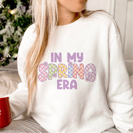 In My Spring Era PNG SVG | Preppy Spring Sublimation | Pastel Spring T shirt Design