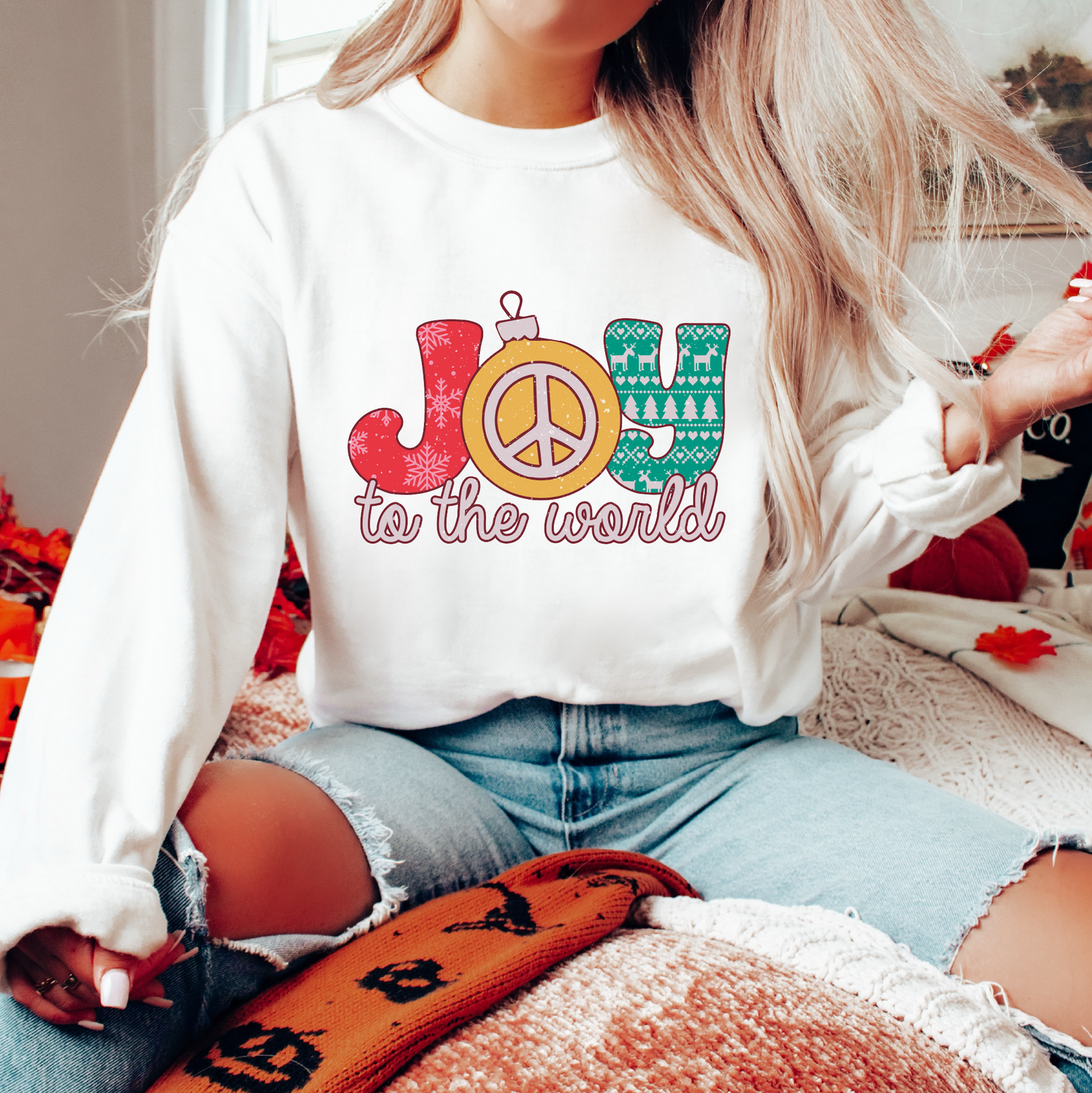 Joy To The World PNG | Retro Christmas Sublimation | Holiday Season T shirt Design