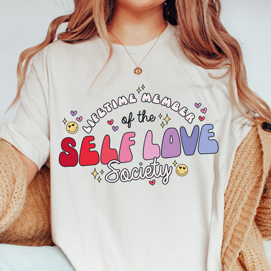 Lifetime Member Self Love Society SVG PNG | Valentines Day Sublimation | T shirt Design