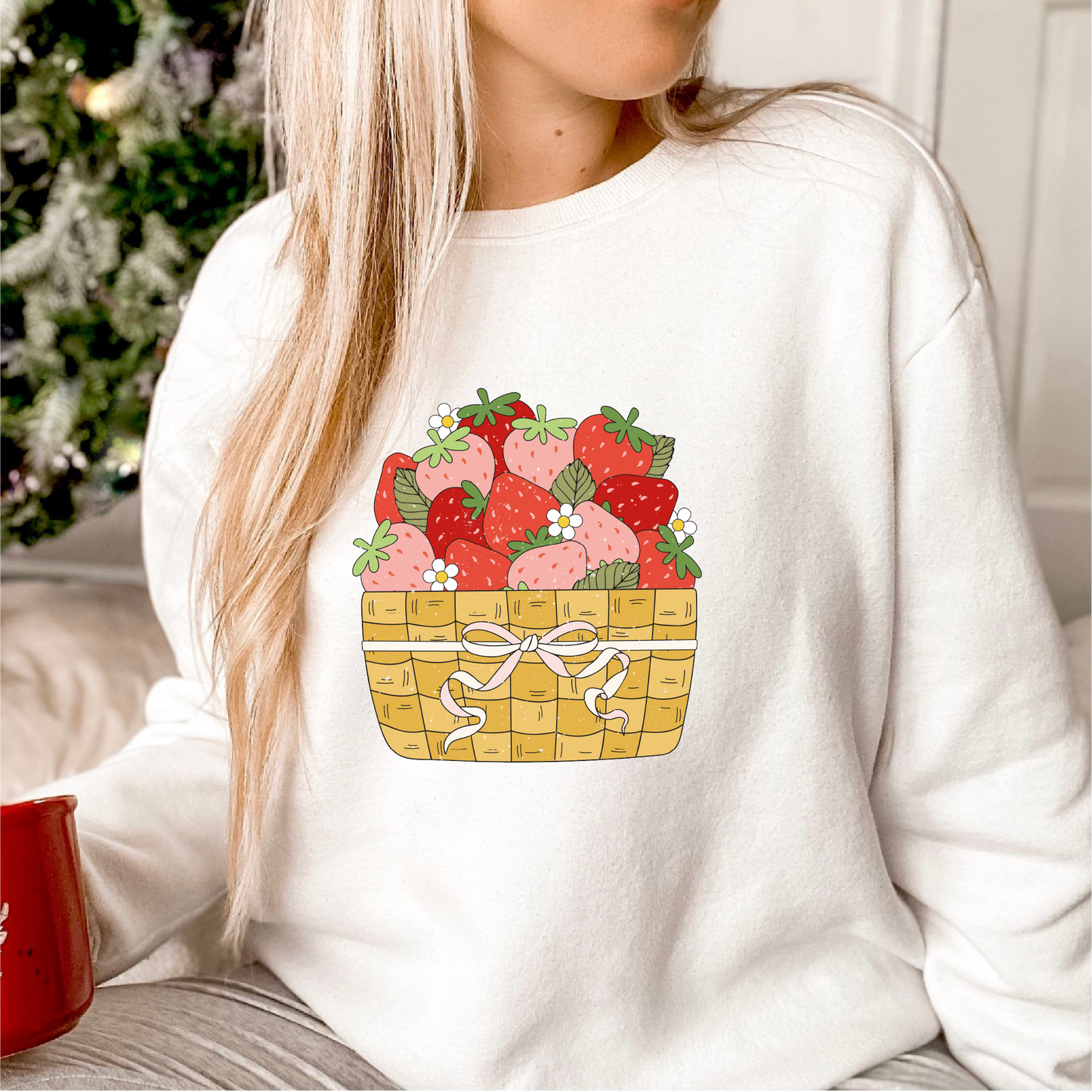 Fresh Strawberries PNG SVG | Sweet Summer Sublimation | Trendy Tshirt Design
