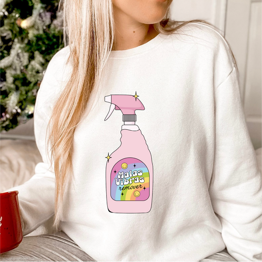 Malas Vibras Remover PNG SVG | Spanish Hispanic Sublimation | Latina Tshirt Design
