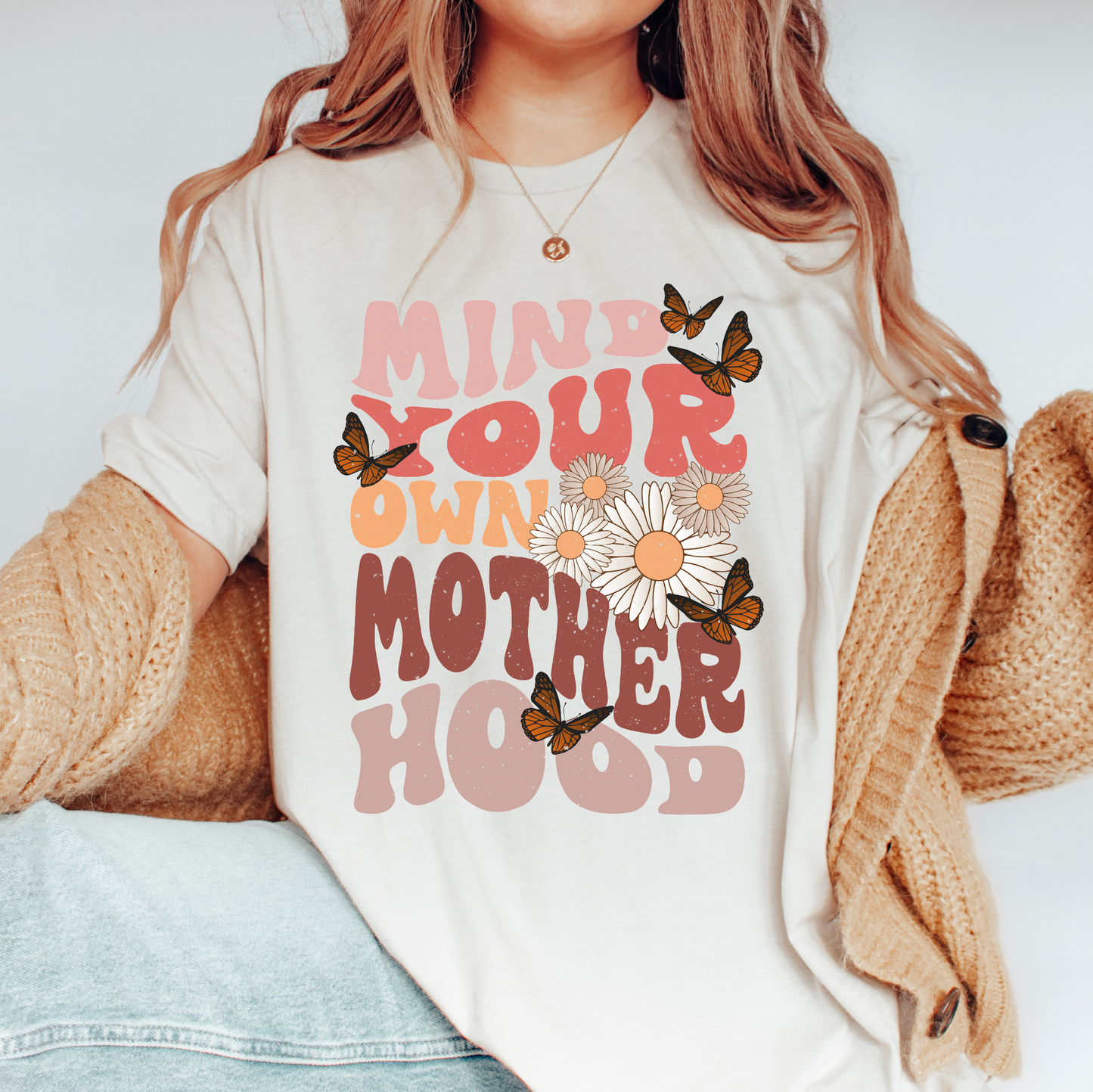 Mind Your Own Motherhood SVG PNG | Mother's Day Sublimation | T shirt Design + pocket