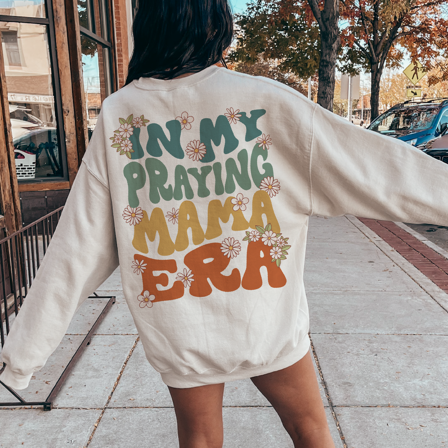 Praying Mama Era SVG PNG | Mother's Day Sublimation | Christian Tshirt Design + pocket