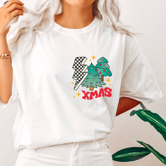 Rockin' Around The Christmas Tree PNG | Christmas Sublimation | T shirt Design + pocket