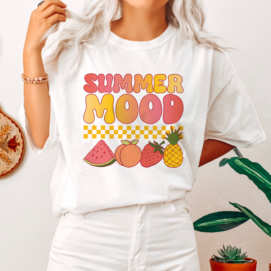 Summer Mood PNG SVG | Summer Fruits Sublimation | Cool Kids T shirt Design