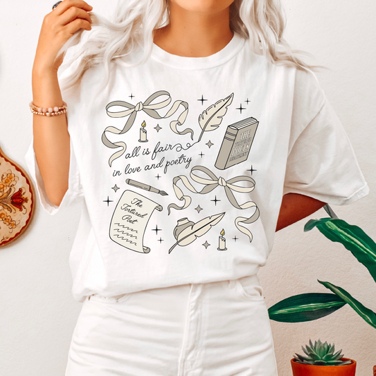 The Tortured Poets Dept PNG SVG | Love & Poetry Sublimation | Trendy T shirt Design