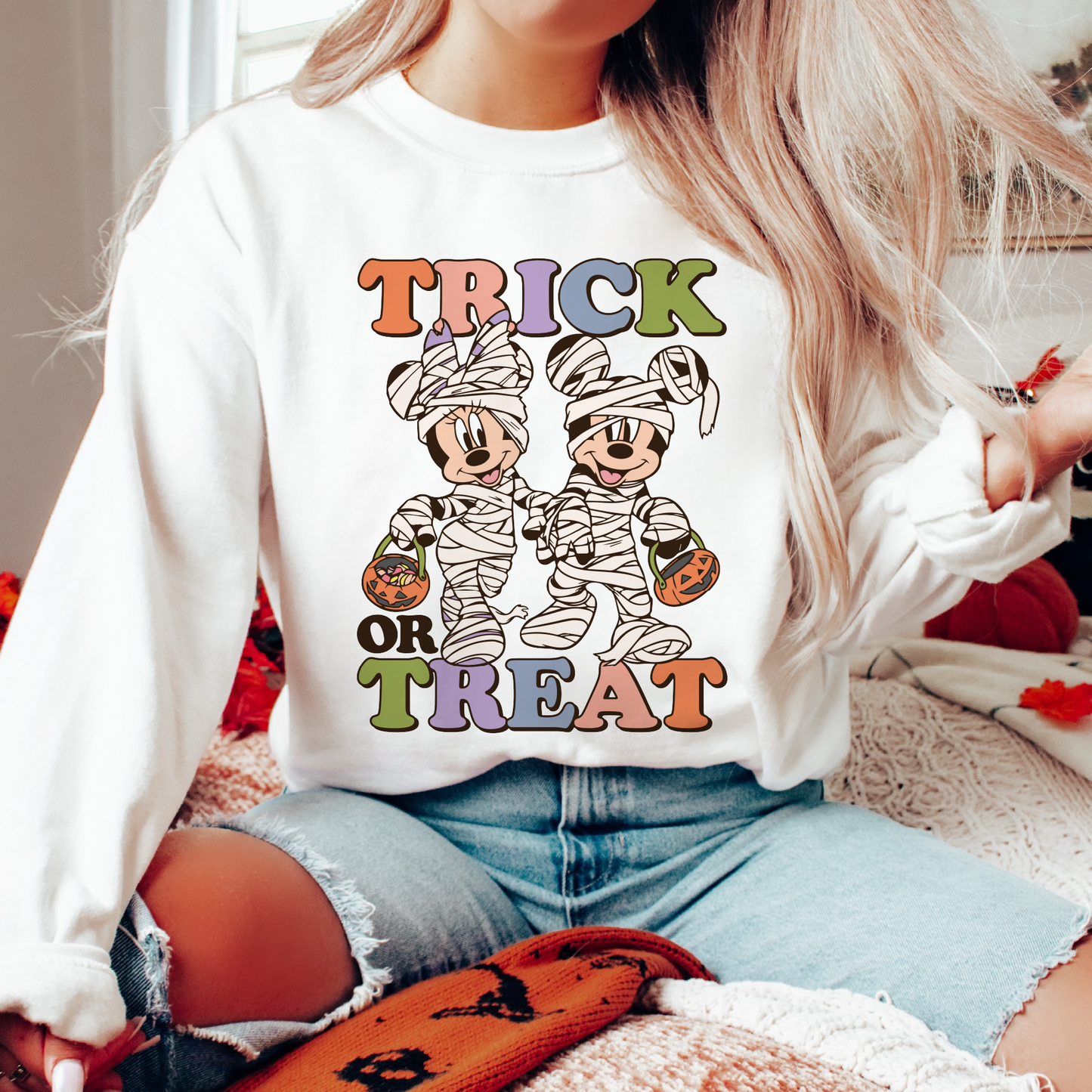 Trick Or Treat PNG SVG | Magical Halloween Sublimation | Mouse T shirt Design