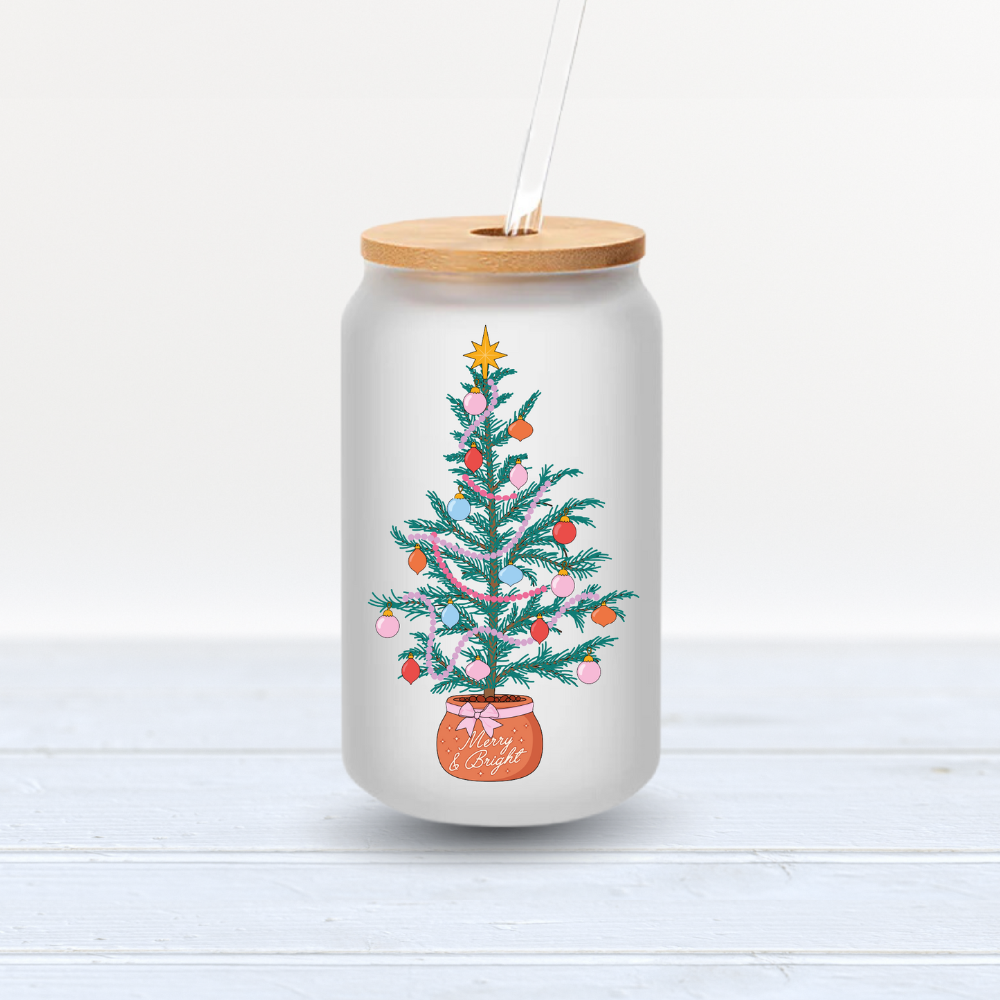 Cute Christmas Tree PNG SVG | Merry & Bright Sublimation | Christmas Tshirt Design