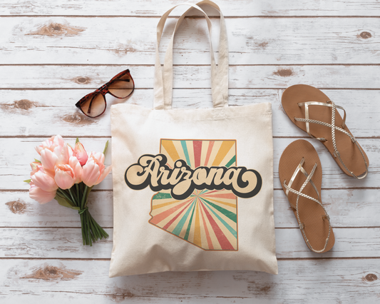 Arizona PNG | Vintage Arizona State Sublimation | Retro Distressed T shirt Design