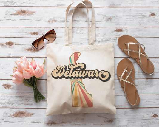 Delaware PNG | Vintage Delaware State Sublimation | Retro Distressed T shirt Design