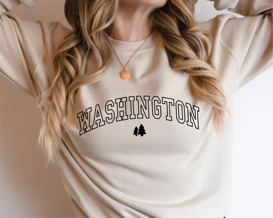 Washington SVG PNG | Washington State Cut file | Vacation T shirt Design Sublimation
