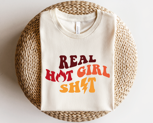 Real Hot Girl Shit SVG PNG | Girl Power Sublimation | Feminist T shirt Design Cut file