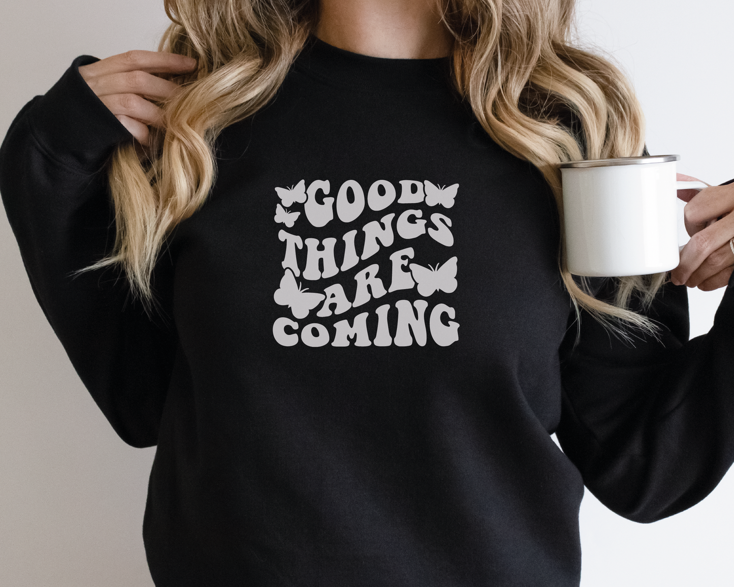 Good Things are Coming SVG PNG | Retro Butterfly Sublimation | Retro Vintage T shirt Design