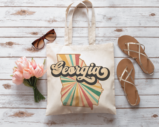 Georgia PNG | Vintage Georgia State Sublimation | Retro Distressed T shirt Design