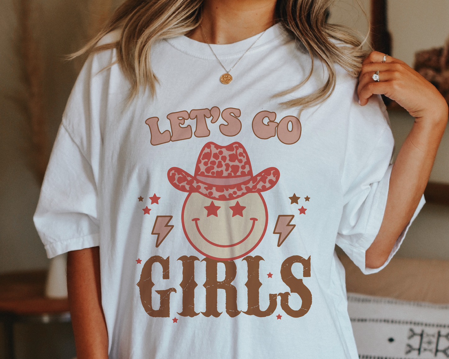 Let's Go Girls SVG PNG | Western Sublimation | Retro Cowgirl | T shirt Design Cut file