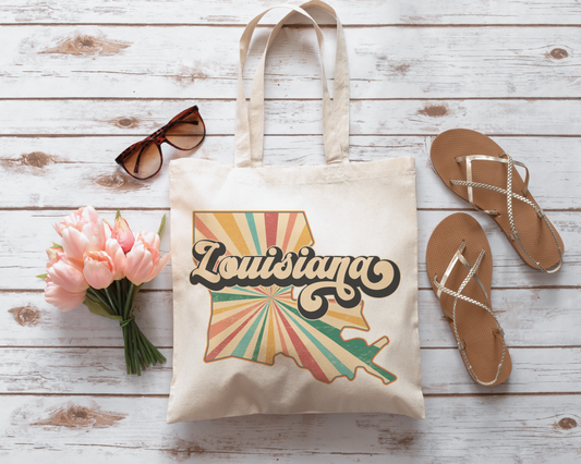 Louisiana PNG | Vintage Louisiana State Sublimation | Retro Distressed T shirt Design