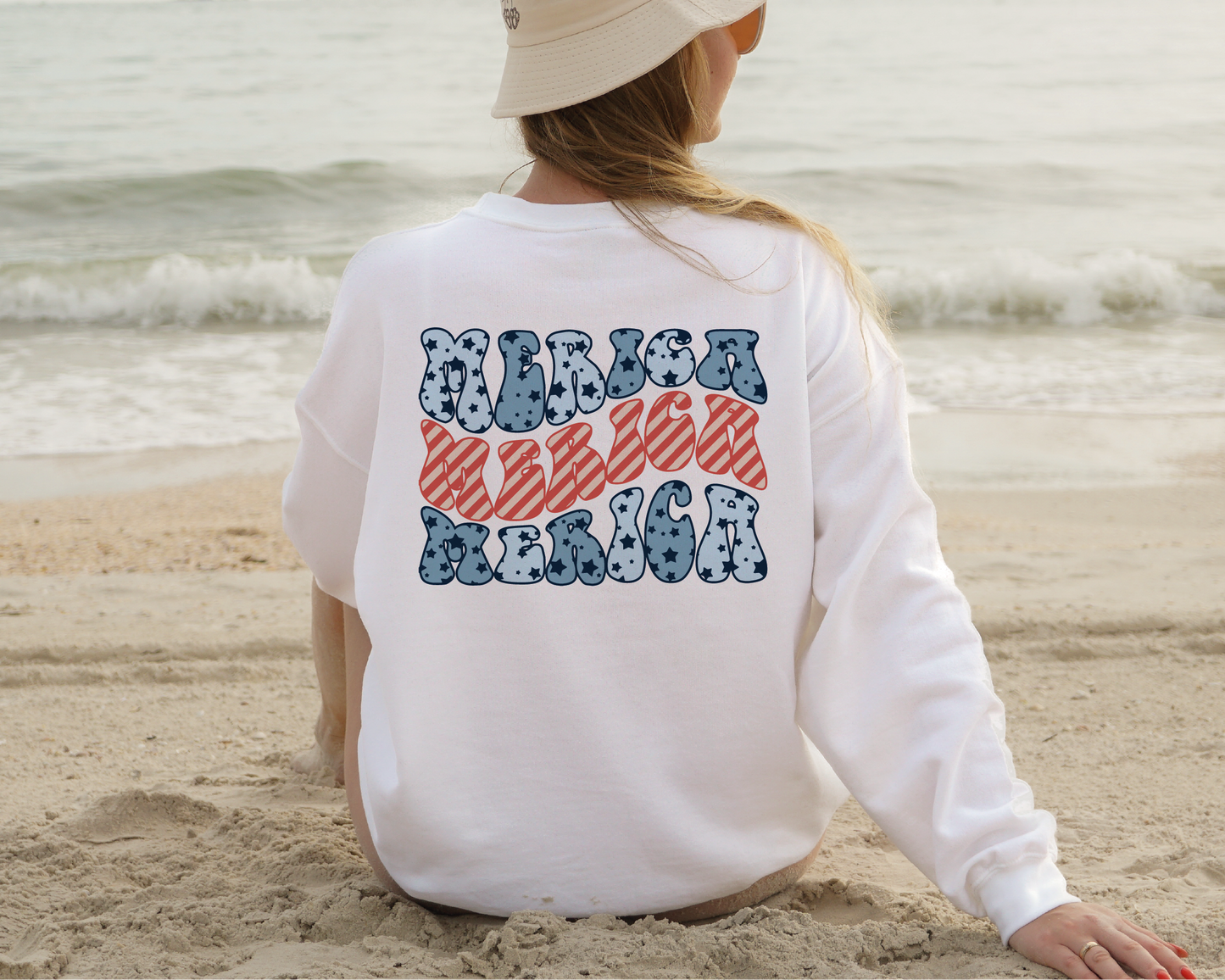 Merica SVG PNG | Independence Day Sublimation | Fourth of July | Retro Vintage T shirt Design