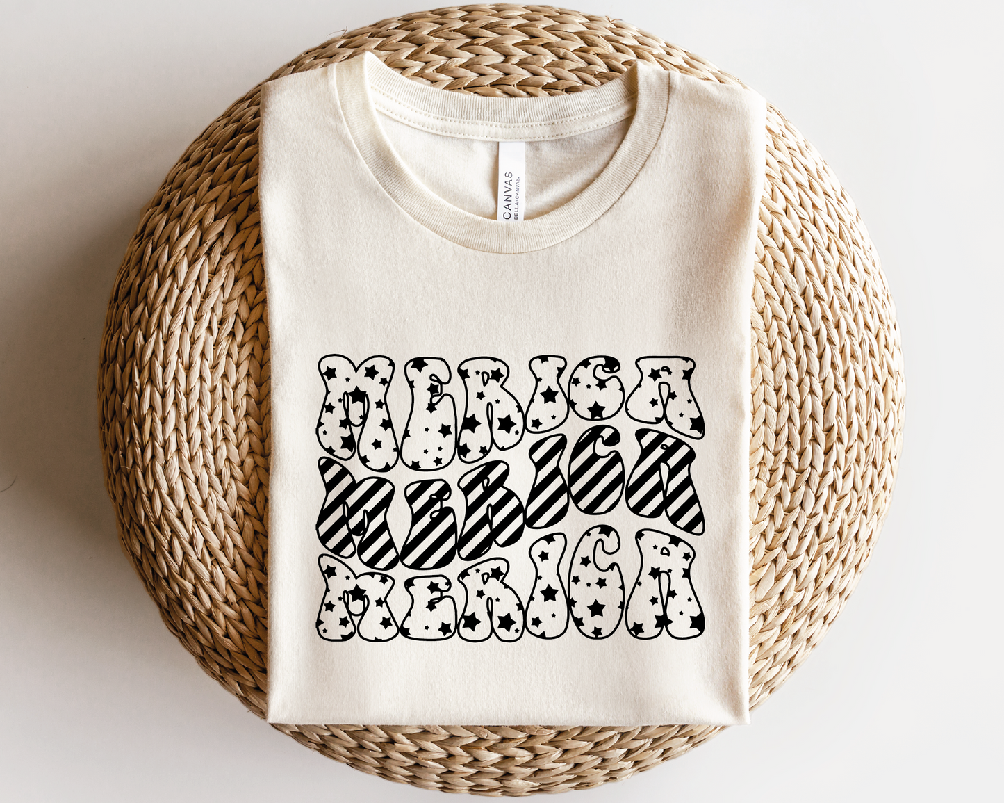 Merica SVG PNG | Independence Day Sublimation | Fourth of July | Retro Vintage T shirt Design