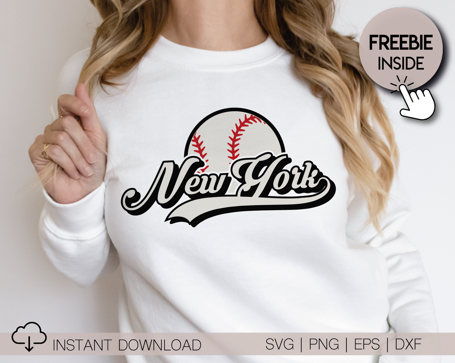 New York Baseball SVG PNG | Retro Sublimation | New York Baseball Fan T shirt Design Cut file