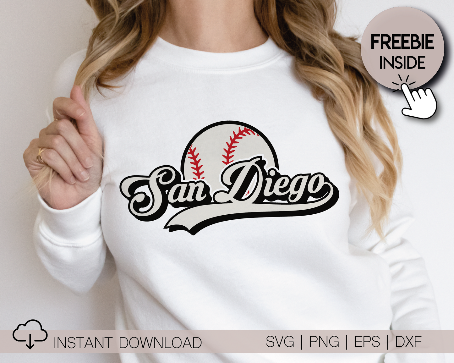 San Diego Baseball SVG PNG | Retro Sublimation | San Diego Baseball Fan T shirt Design Cut file