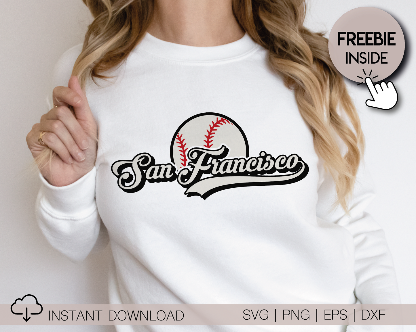 San Francisco Baseball SVG PNG | Retro Sublimation | San Francisco Baseball Fan T shirt Design Cut file