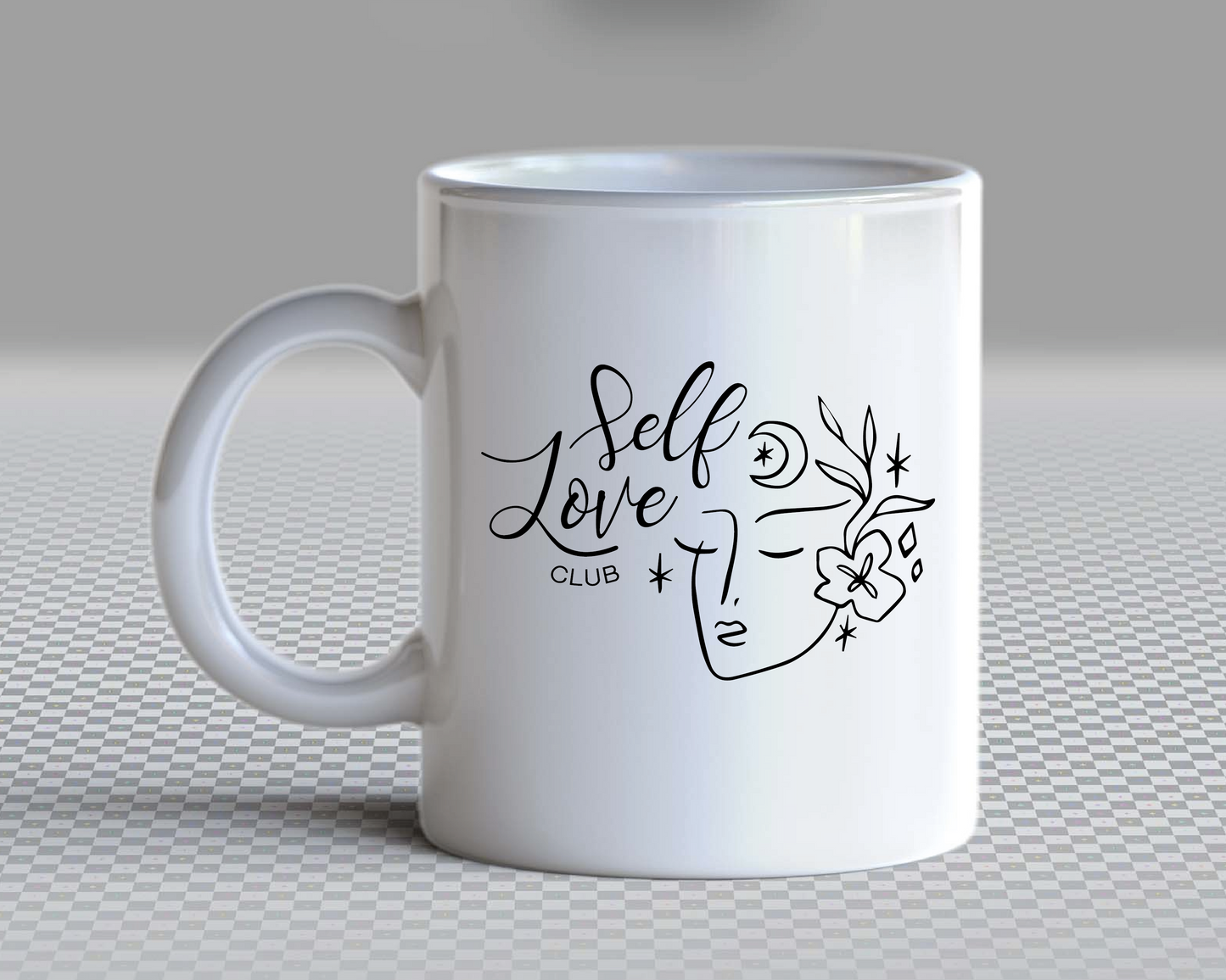 Self Love Club SVG PNG | Strong Woman | Girl Power | Minimalist Feminist T shirt Design