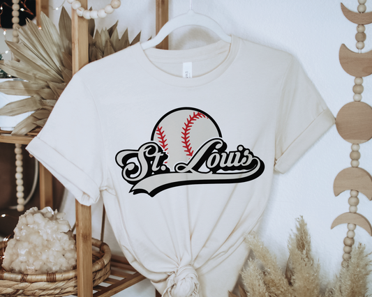 St. Louis Baseball SVG PNG | Retro Sublimation | St. Louis Baseball Fan T shirt Design Cut file